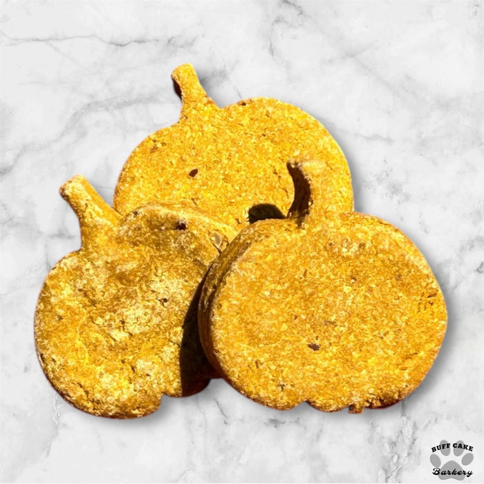 Pumped Up PB Pumpkin | Peanut Butter Pumpkin Dog Treats | Buff Cake Barkery