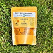 Pumped Up PB Pumpkin Dog Treat Buff Cake Barkery 
