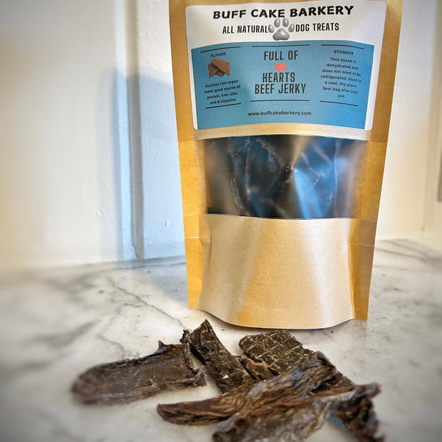 Beef Heart Jerky Buff Cake Barkery 