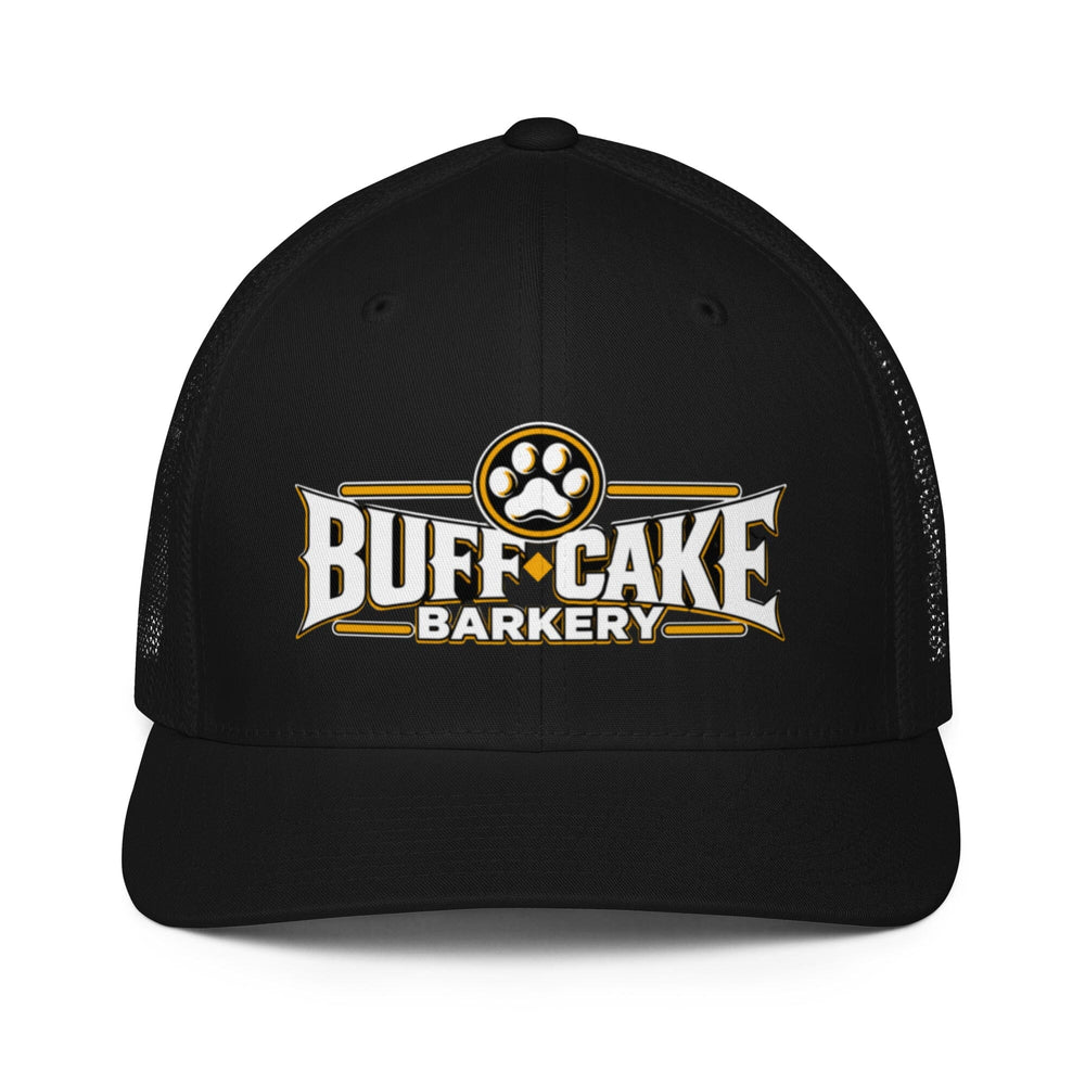 Buff Cake Barkery Logo Trucker Cap EMBROIDERY Buff Cake Barkery Black 