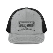 BuffCake Barkery " Live Free or Die" Snapback Trucker Hat Buff Cake Barkery Heather Grey / Black 