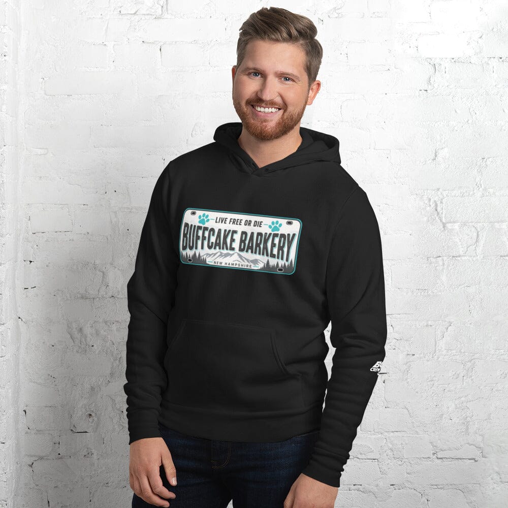 Live Free or Die BCB Crew Wear Hoodie in black - front view