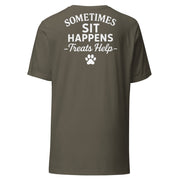 “Sometimes Sit Happens” Tee - BCB Crew Wear original Buff Cake Barkery 