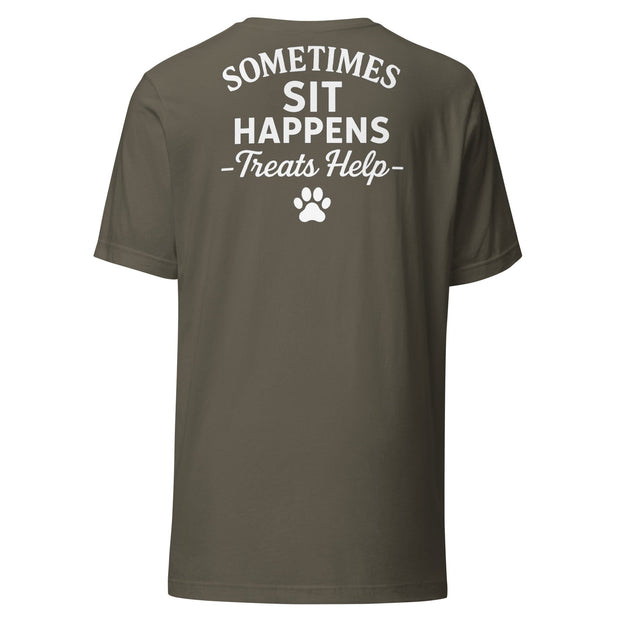 “Sometimes Sit Happens” Tee - BCB Crew Wear original Buff Cake Barkery 