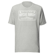 Live Free or Die " License Plate" BCB Crew Wear Unisex t-shirt Buff Cake Barkery Athletic Heather S 
