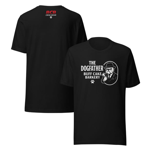 The Dogfather Tee – BCB Crew Wear Buff Cake Barkery Black S 