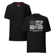In Treats We Trust Tee - BCB Crew Wear Buff Cake Barkery Black S 