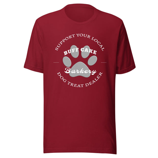 BCB Crew Wear Original Logo Tee- BuffCake Barkery Original Buff Cake Barkery Cardinal S 