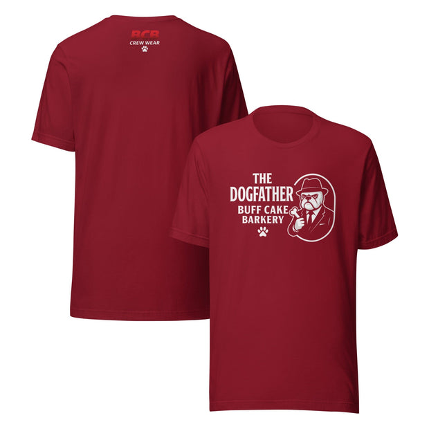 The Dogfather Tee – BCB Crew Wear Buff Cake Barkery Cardinal S 
