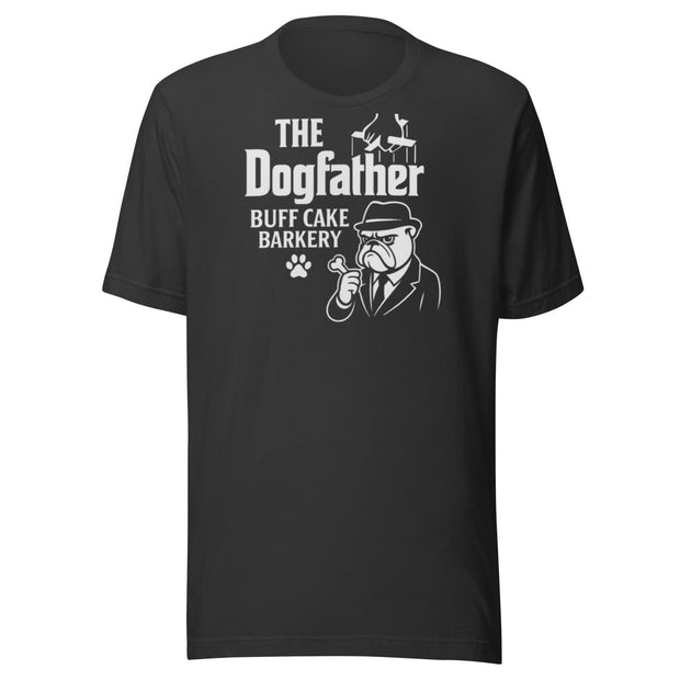The Dog Father Tee- BCB Crew Wear Buff Cake Barkery Dark Grey S 