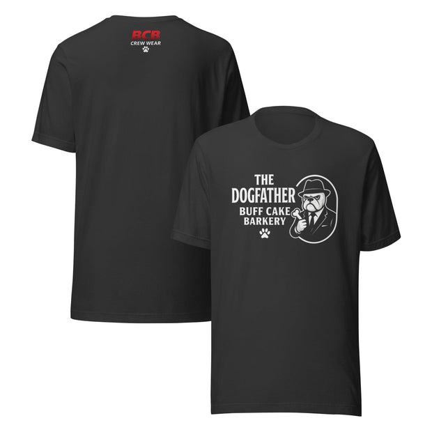 The Dogfather Tee – BCB Crew Wear Buff Cake Barkery Dark Grey S 