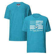 In Treats We Trust Tee - BCB Crew Wear Buff Cake Barkery Heather Aqua S 
