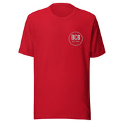 BCB Crew Wear- 603 unisex Tee Buff Cake Barkery Red XS 
