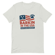 Barkin in the USA / Official Crew Tee Buff Cake Barkery Silver S 