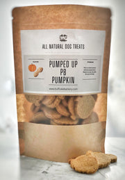 Pumped Up PB Pumpkin Dog Treats (8oz) Dog Treat Buff Cake Barkery 