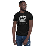 Short-Sleeve Mens T-Shirt No Treats Left Behind Buff Cake Barkery Black S 