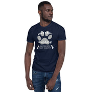 Short-Sleeve Mens T-Shirt No Treats Left Behind Buff Cake Barkery Navy S 