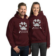 Unisex Hoodie No Treats Left Behind Buff Cake Barkery Maroon S 